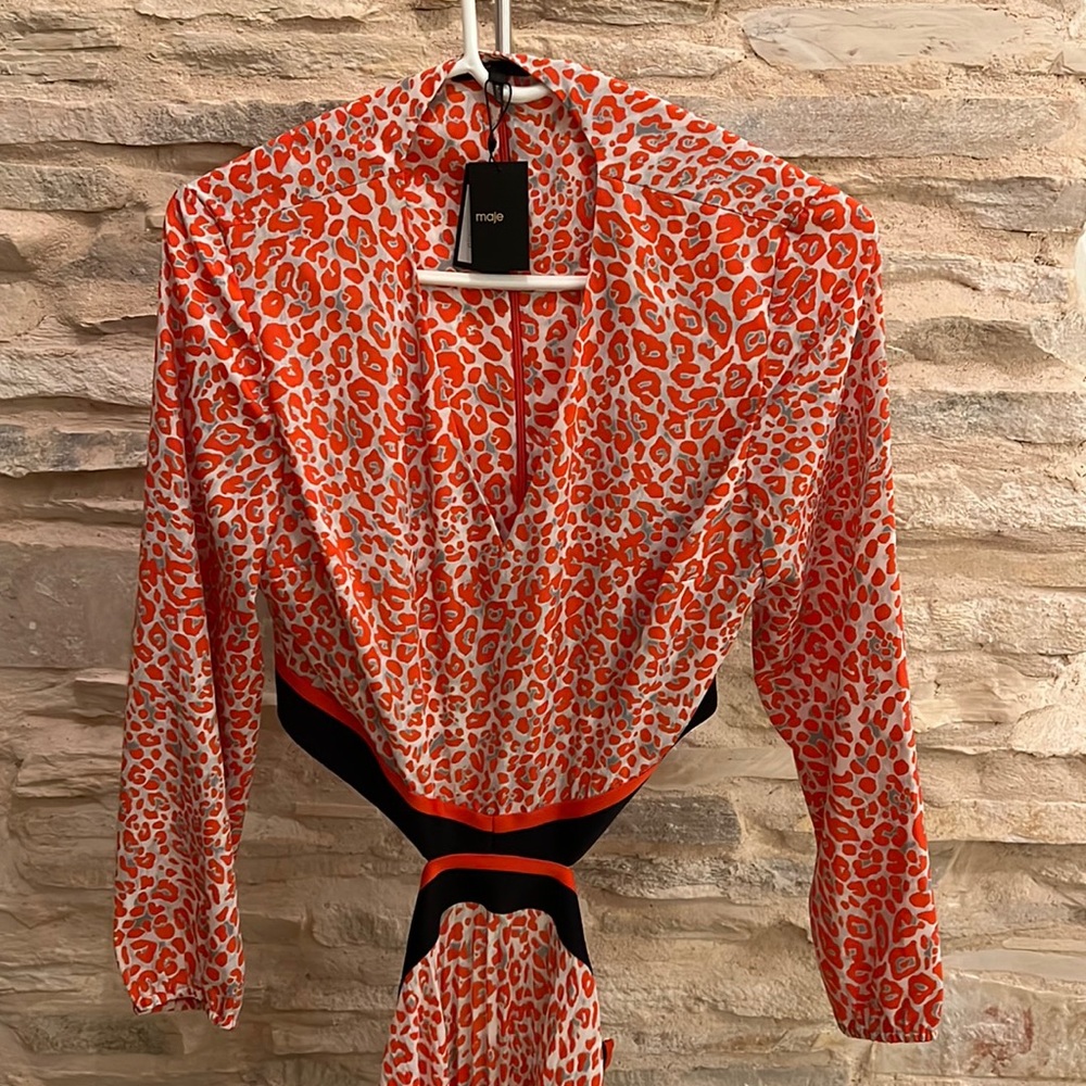 Brand New never worn Maje Paris midi pleated dress.